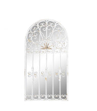 Carica l'immagine nel visualizzatore di Gallery, decorazione da parete specchio finestra ad arco 56x105 cm