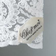 Carica l'immagine nel visualizzatore di Gallery, Tendone organza intarsio pizzo corinzio centrale di Chez Moi 270 cm x 3 mt