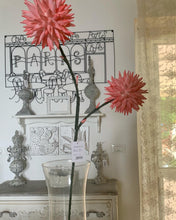 Carica l'immagine nel visualizzatore di Gallery, Dalia rosa artificiale 88 cm h