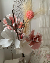 Carica l'immagine nel visualizzatore di Gallery, Dalia rosa artificiale 88 cm h