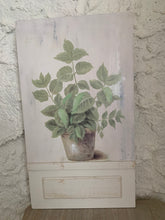 Carica l&#39;immagine nel visualizzatore di Gallery, Set tre quadretti shabby con erbe aromatiche
