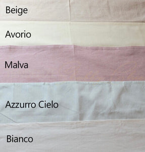 Tovaglia in cotone con frill Atelier 17 4 colori disponibili