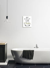 Carica l&#39;immagine nel visualizzatore di Gallery, Quadro per il bagno con vasca sapone ed acqua fresca
