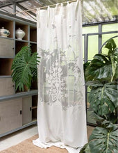Carica l&#39;immagine nel visualizzatore di Gallery, Tenda Blanc Mariclò lino intarsio centrale
