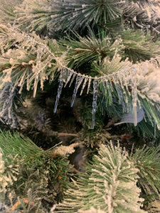 Ghirlanda natalizia cascata di ghiaccio 2 mt