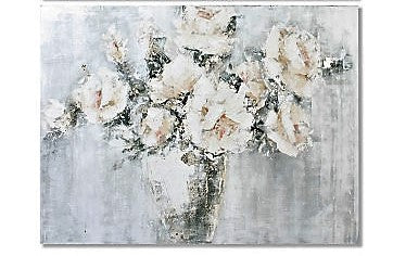 quadro fiori bianchi 90x120 variante 2