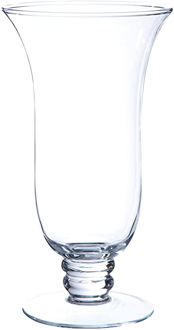 vaso in vetro ad imbuto centrotavola cm 45